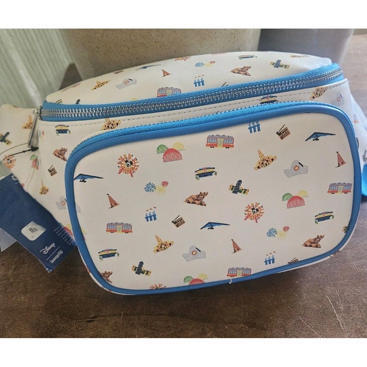 Nwt Loungefly Disney 65th Anniversary Landmarks Fanny